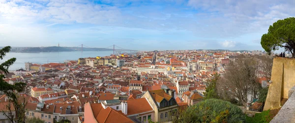 Vista aerea di Lisbona — Foto Stock