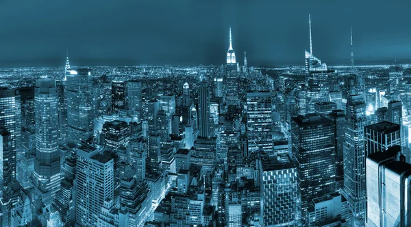 New York City night view — Stockfoto