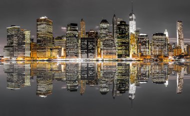 New York'ta gece görünümü