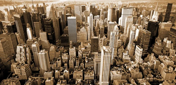 Manhattan bovenaanzicht — Stockfoto