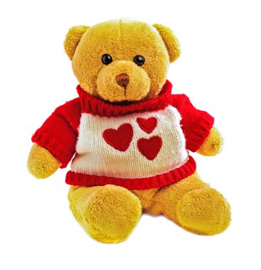 Teddy bear soft toy clipart