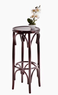 yüksek wodden dışkı