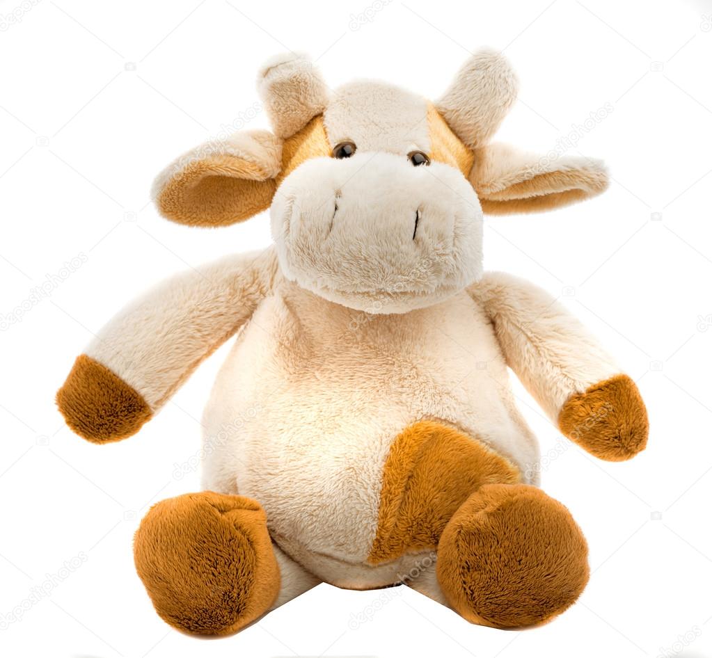 Sitting cow soft toy