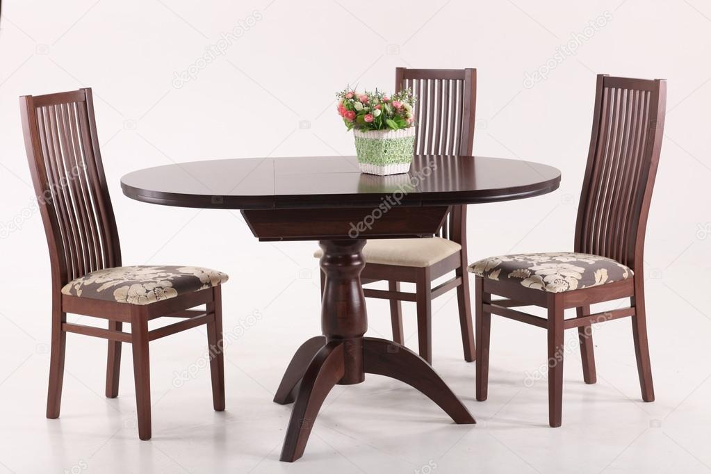 A table with chairs