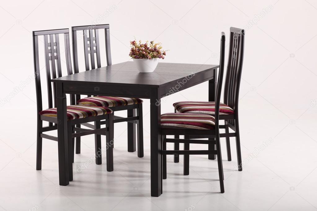 A table with chairs