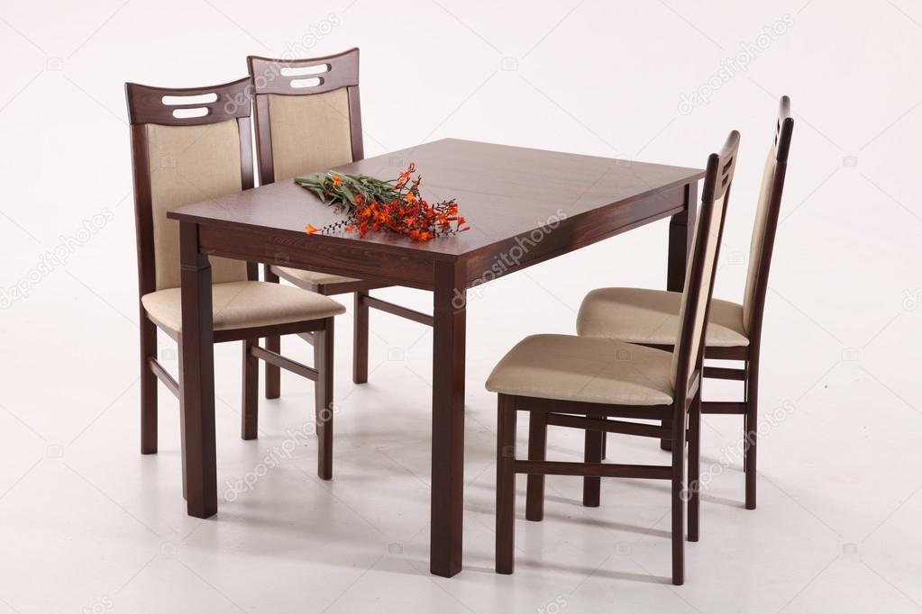A table with chairs