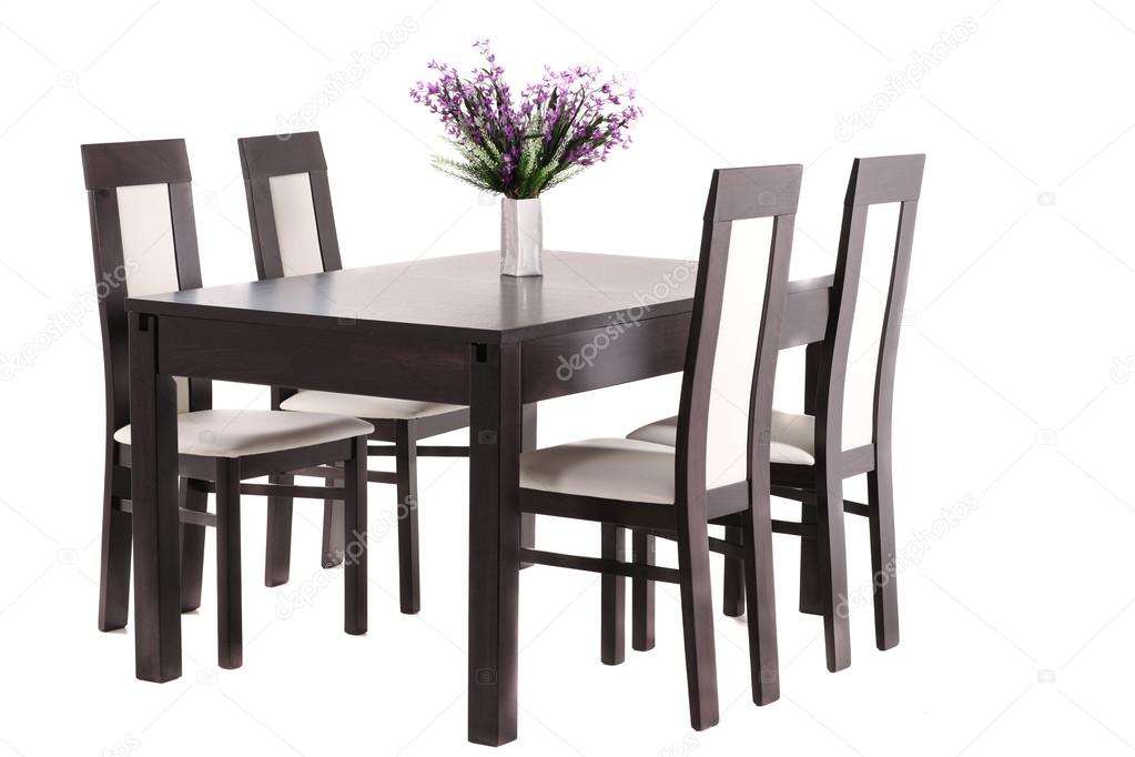 A table with chairs