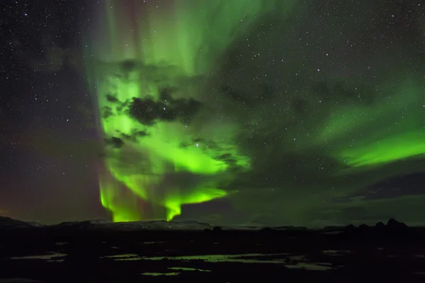 Las auroras boreales — Foto de Stock