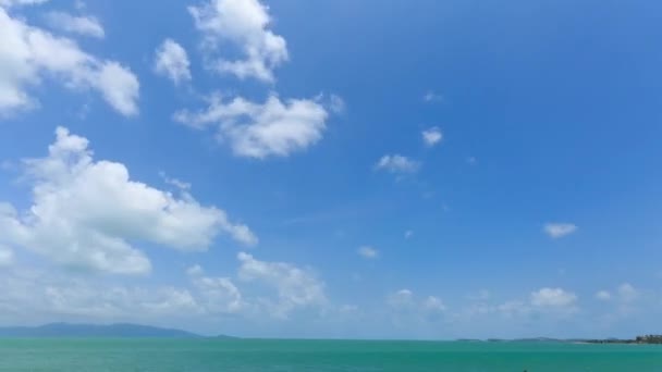 Laps de temps des nuages cumulus. — Video