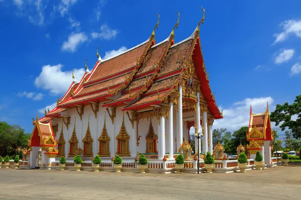 Tempio Wat Chalong — Foto Stock