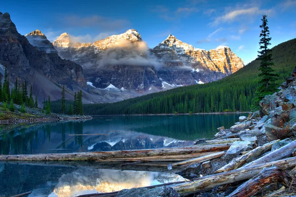 Lago Moraine — Fotografia de Stock