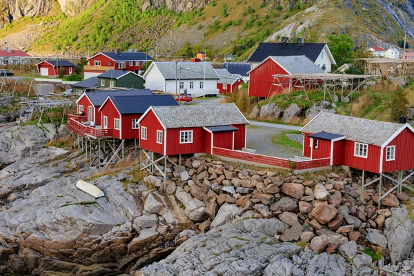 Reines Fischerdorf auf den Lofoten, Norwegen — Stockfoto