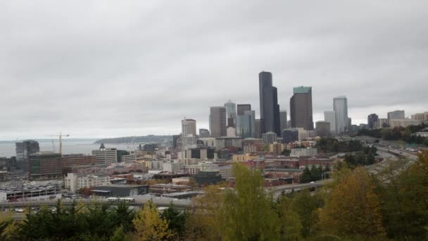 Seattle downtomn timelapse — Vídeo de stock