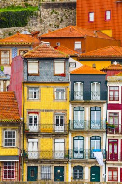 Ribeira, the old town of Porto, Portugal clipart