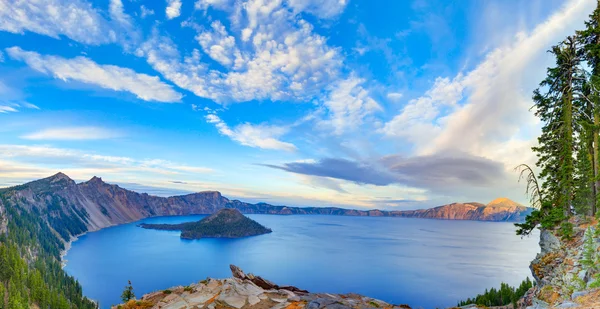 Crater lake view — Stock fotografie