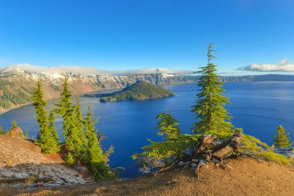 Crater lake view — Stock fotografie