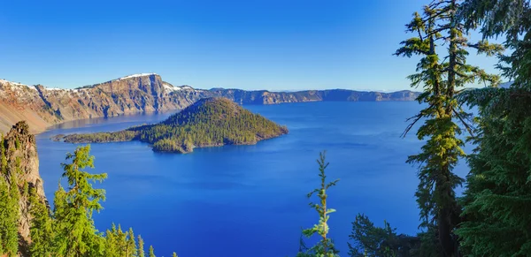 Crater lake view — Stock fotografie