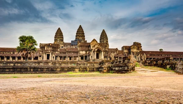 Angkor wat Tempel von der Ostseite, siem reap, Kambodscha. — Stockfoto