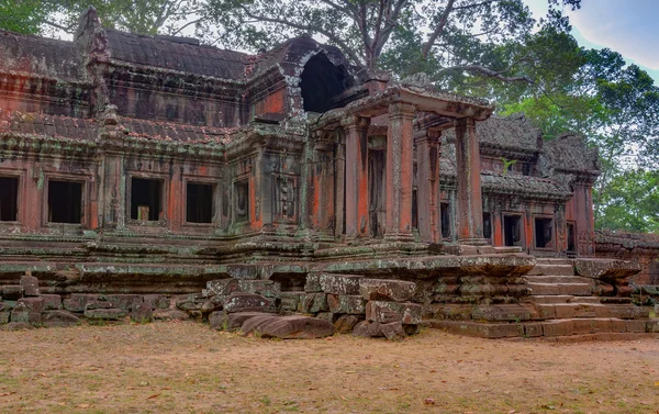 Brama wejściowa do Angkor wat, Siem Reap, Kambodża — Zdjęcie stockowe