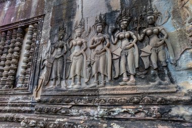 angkor wat tapınağı, siem hasadı, Kamboçya.