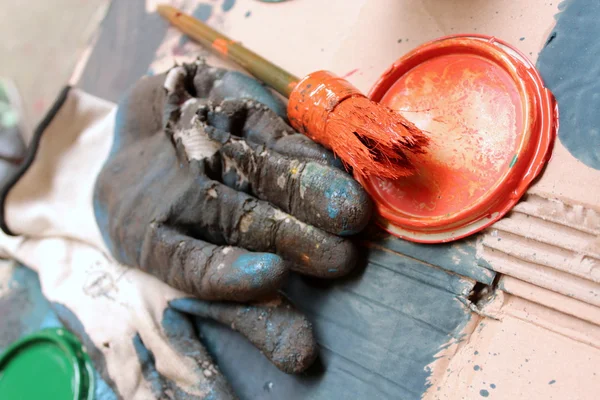 Kleurrijke voorjaar schilderij. — Stockfoto