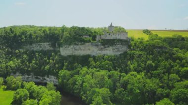 Nehrin üzerinden İHA uçuşu ve Rudelsburg köprüsü
