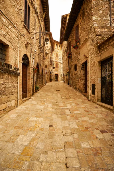 Street view of an Italian alley in summer — Stock Photo, Image