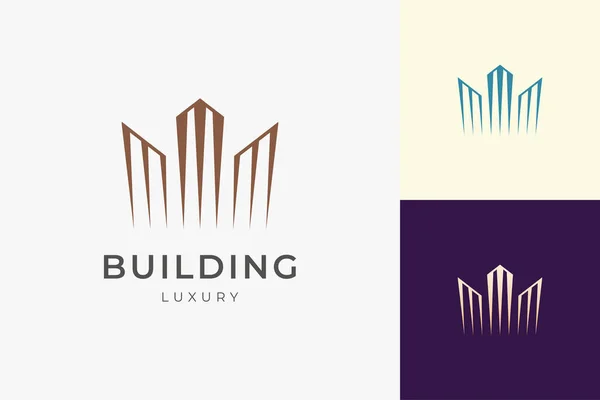Propriedade Luxo Apartamento Para Imóveis Investimento —  Vetores de Stock
