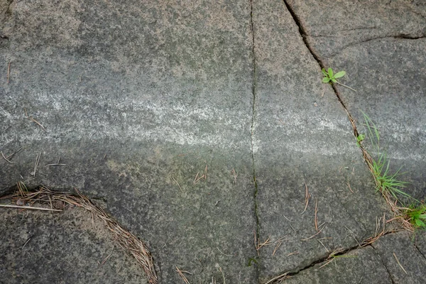 Grijs Graniet Witte Strepen Scheuren Mooie Natuurlijke Achtergrond — Stockfoto