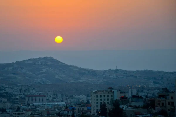 Amanecer Sobre Belén Ciudad Que Nació Jesucristo — Foto de Stock