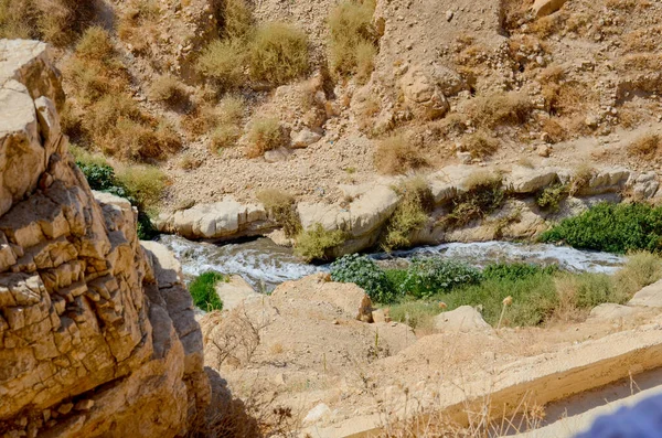 Savva Manastırı Yahudi Çölü Ndeki Kidron Vadisi Üzerinde Kutsanmıştır Srail — Stok fotoğraf