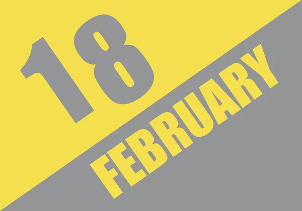 Kalender Trendfarben 2021 Februar Hintergrund Und Schriftzug Ultimate Gray Und — Stockfoto