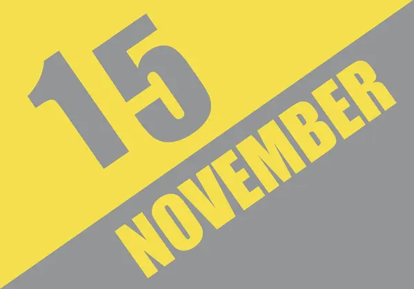 Kalenderblatt 2021 November Hintergrund Und Schriftzug Ultimate Gray Und Illuminating — Stockfoto