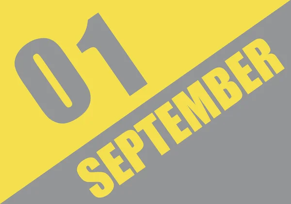 Calendario Colores Moda 2021 Septiembre Fondo Letras Ultimate Gray Iluminador — Foto de Stock