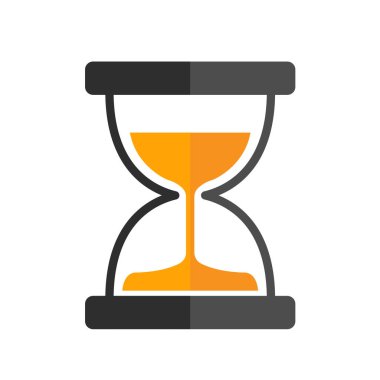 Kum Saati simgesi resimleme materyali / vektörü