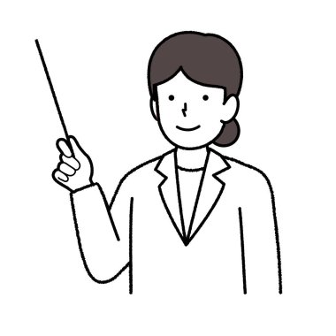  Sivri uçlu sopalı bir kadının resmi