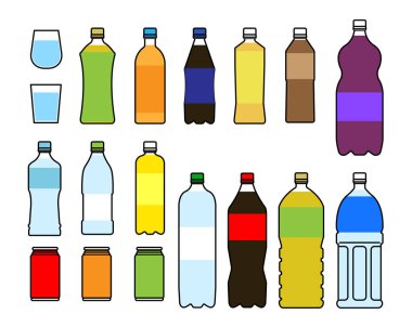 Meşrubat çizimi materyal / vektör