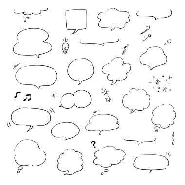 El çizimi Konuşma Baloncuğu Materyal Ayarları