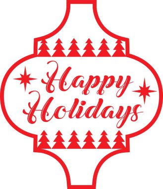 Mutlu Tatiller Arabesk Karo Noel Süslemesi. Noel ve yeni yıl tasarımı