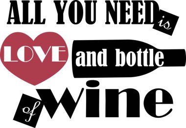 Tek ihtiyacın olan beyaz arka planda şarap ve şarap örnekleri.