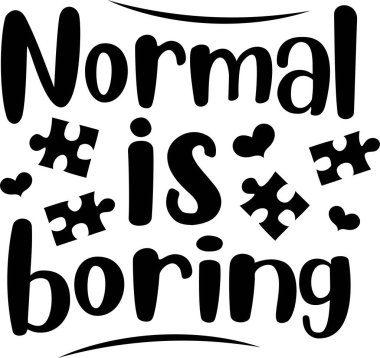 Normal, beyaz arka planda sıkıcıdır. Vektör illüstrasyonu