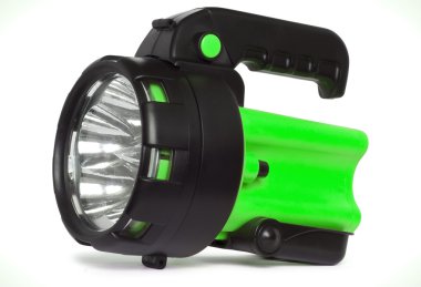 İzole plastik Led el feneri