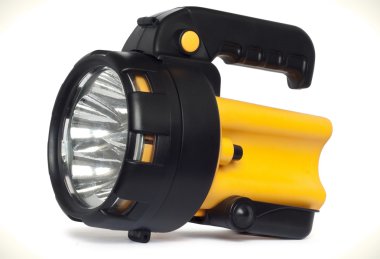 İzole plastik Led el feneri