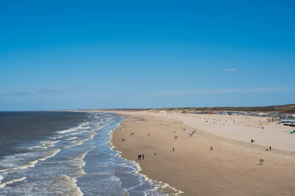 Beach Sea Waves Blue Sky — Stock Photo, Image