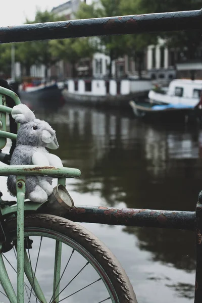 Vélo Sur Rue Amsterdam — Photo