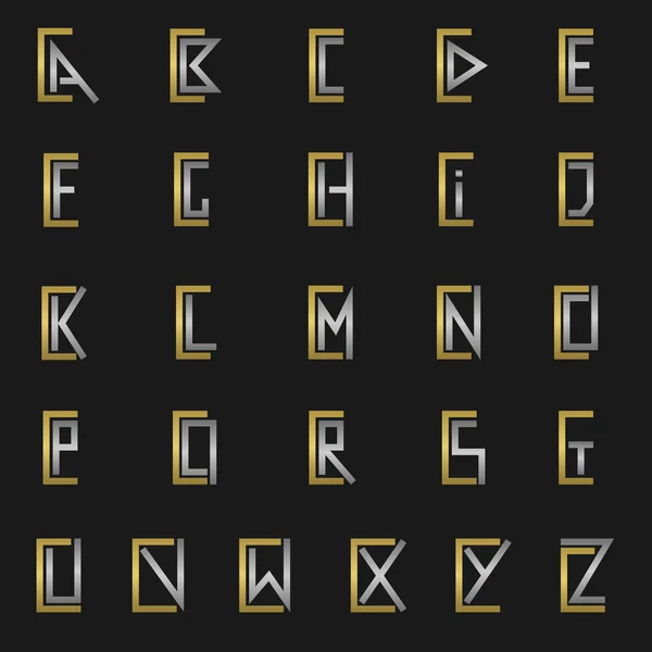 Buchstabe c mit Alphabet — Stockvektor