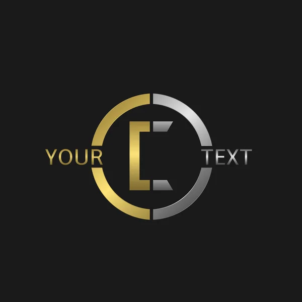 Písmeno c logo — Stockový vektor
