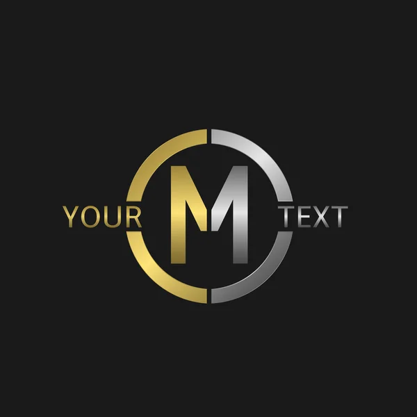 Letra M logo — Vector de stock