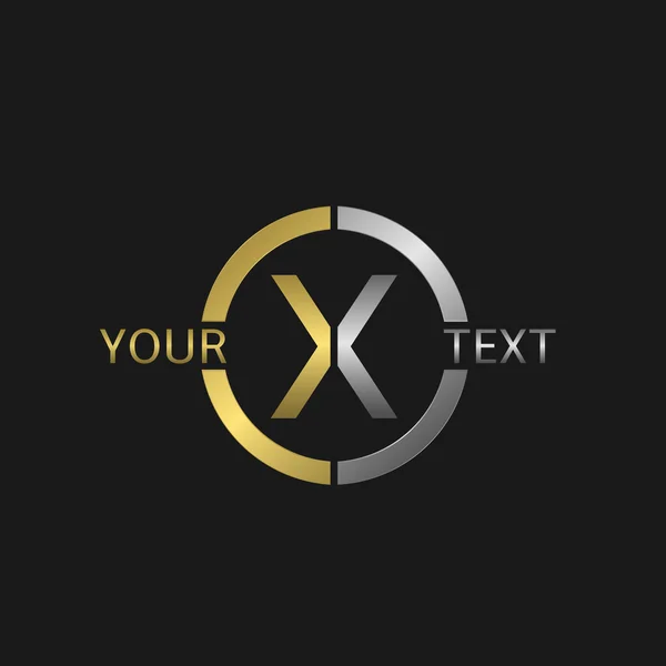 Логотип буквы X — стоковый вектор