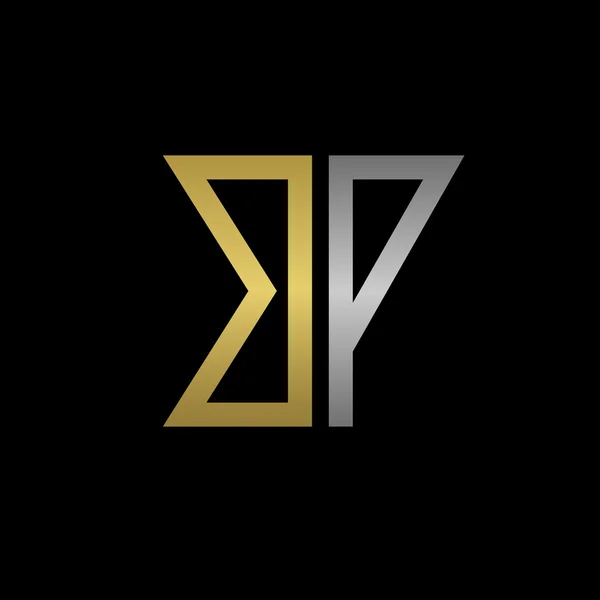 BP буквы логотип — стоковый вектор
